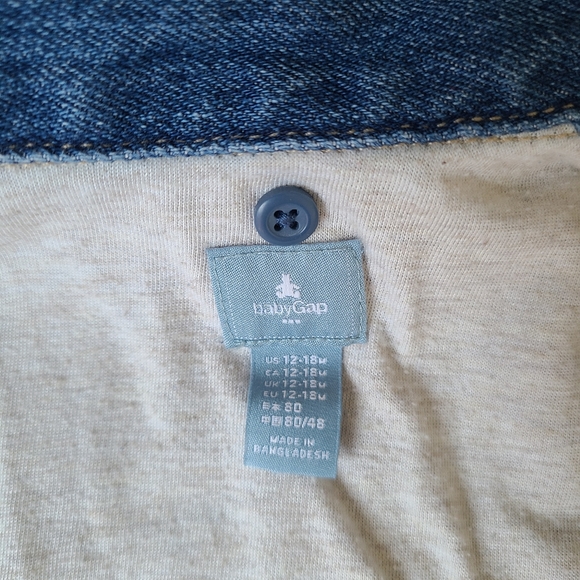 Gap Toddler Denim Jacket 12-18M - Picture 3 of 4
